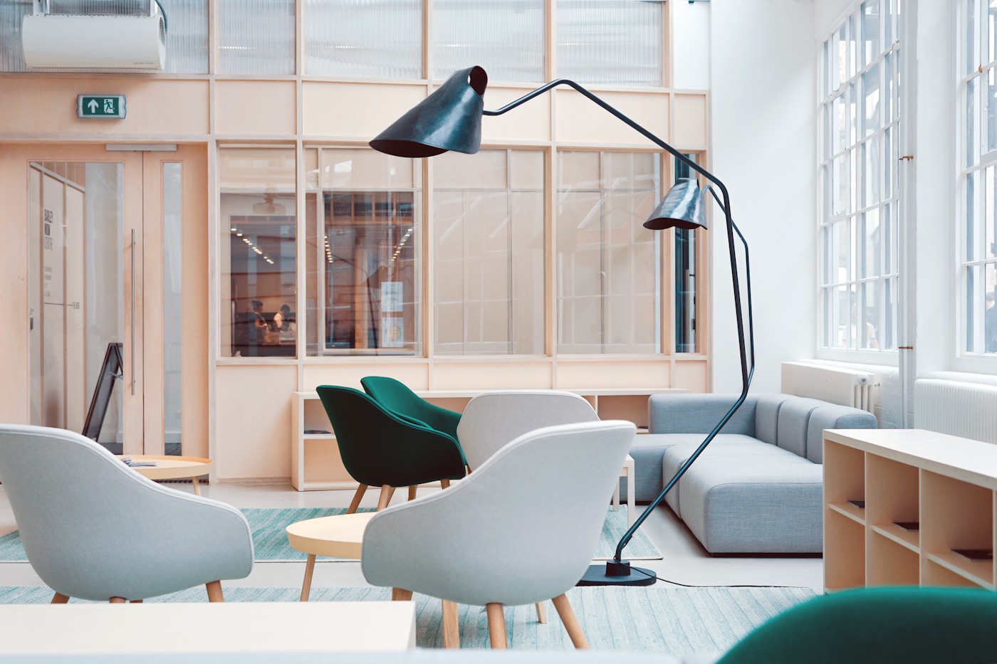 Estudio de diseno, ambiente de trabajo creativo